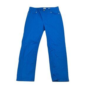 J.Jill Denim Women’s Cropped Pants Pull On Blue Size 6 Pockets